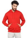 Men's Red Plain Hoodie - Bold and Comfortable (Copy)