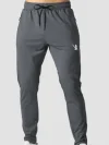 Men's Dark Grey Lycra Track Pant - Classic Comfort